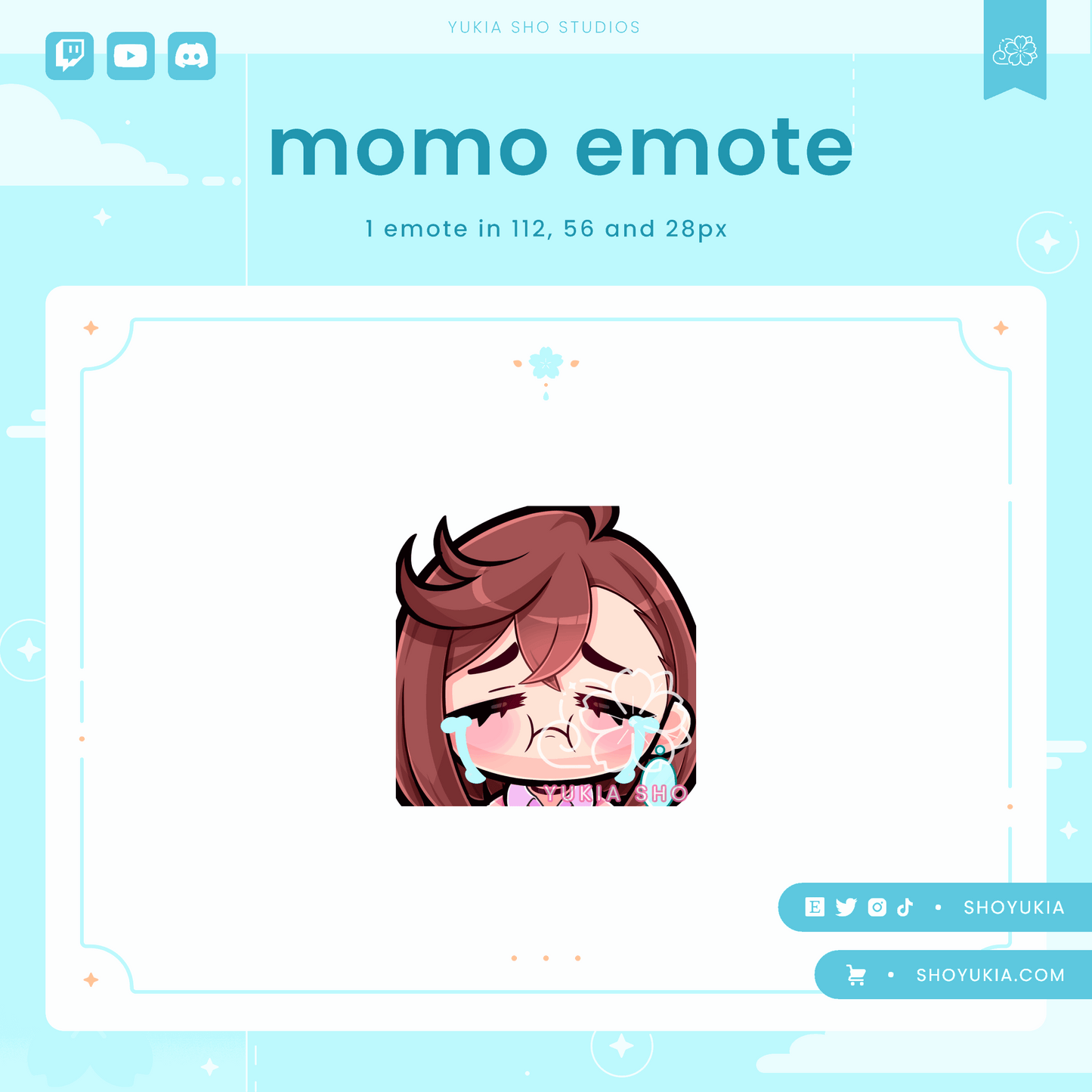 DDD Momo Emotes - Yukia Sho Studios Ltd.