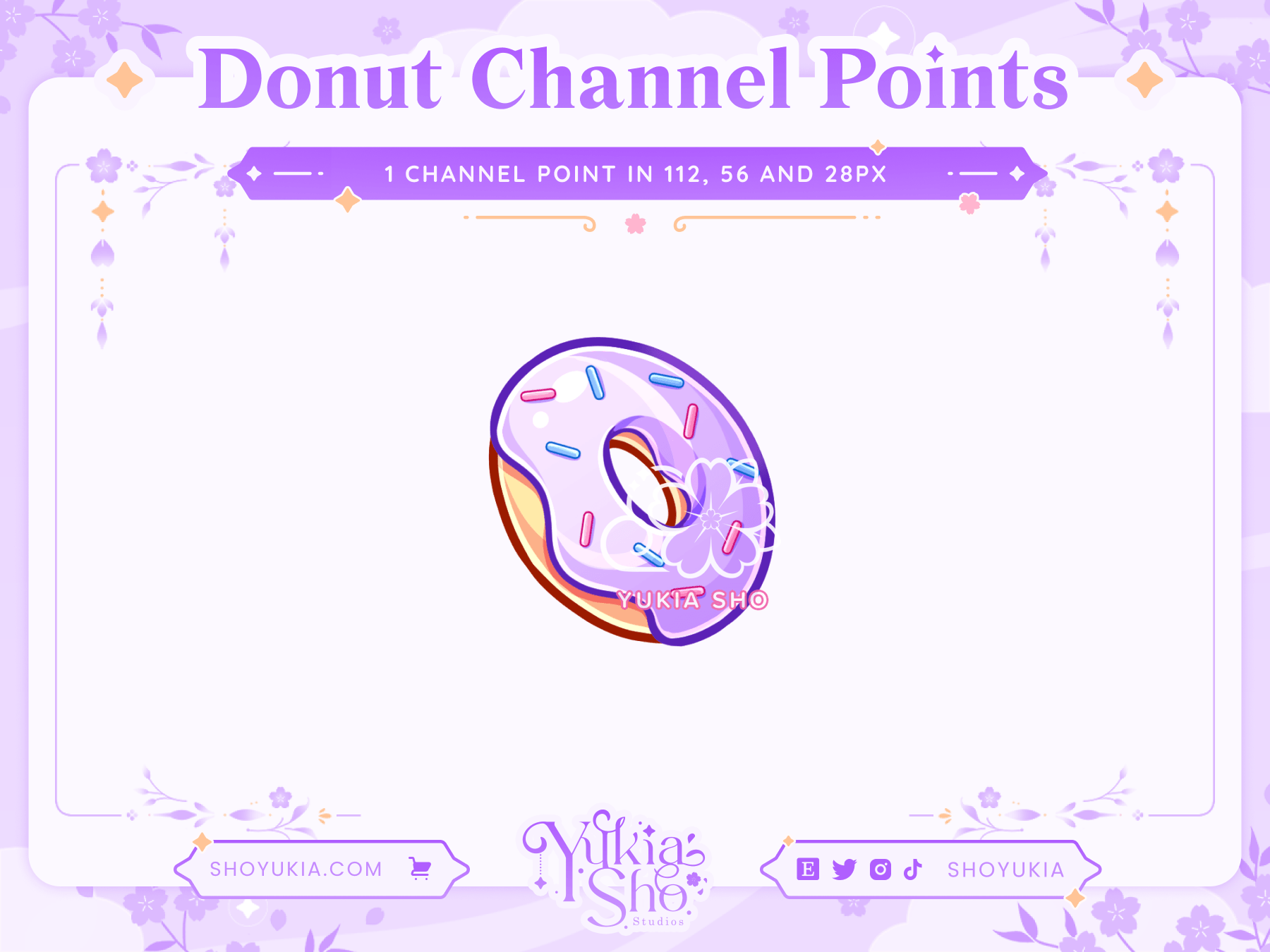 Donut Channel Points - Yukia Sho Studios