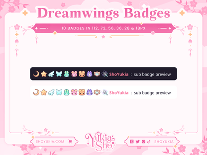 Valorant Dreamwings Sub Badges