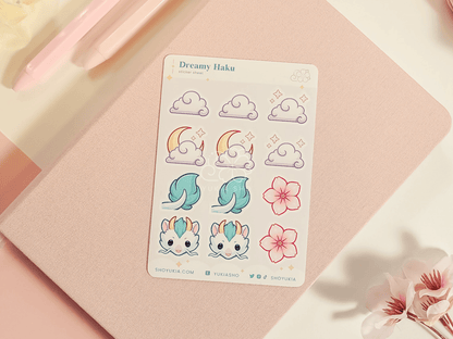 Dreamy Haku Mini Sticker Sheet - Yukia Sho Studios