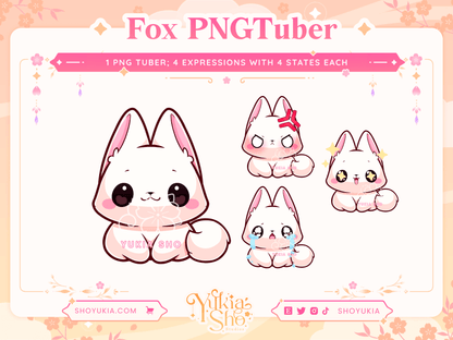 Fox Chibi PNGTuber - Yukia Sho Studios Ltd.