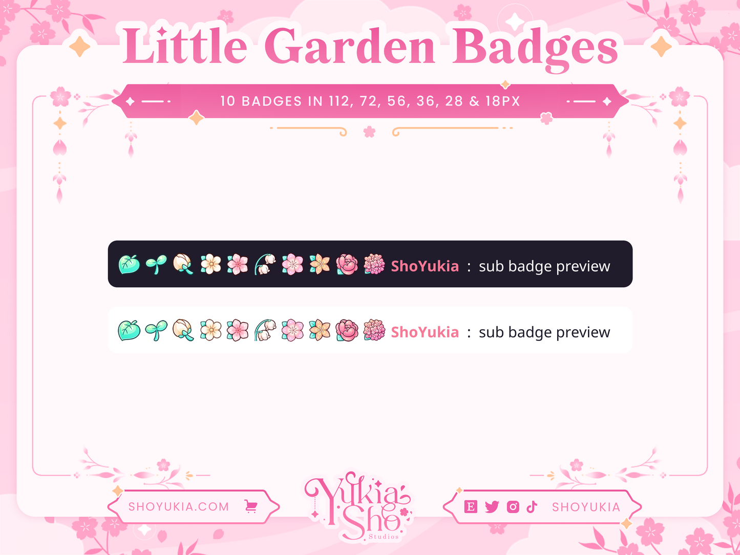 Little Garden Sub Badges