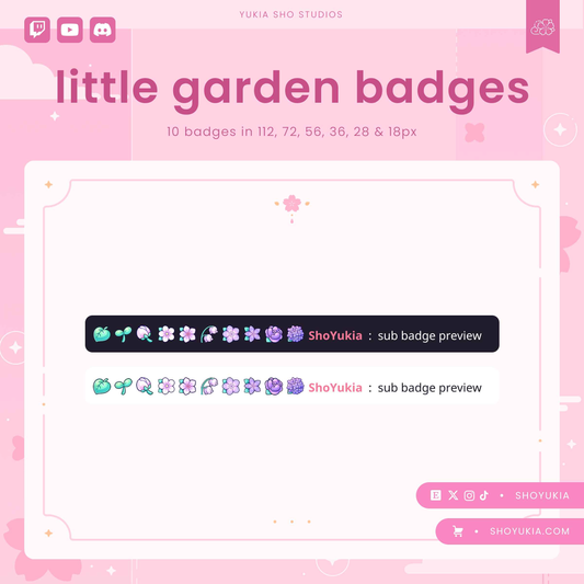 Little Garden Sub Badges