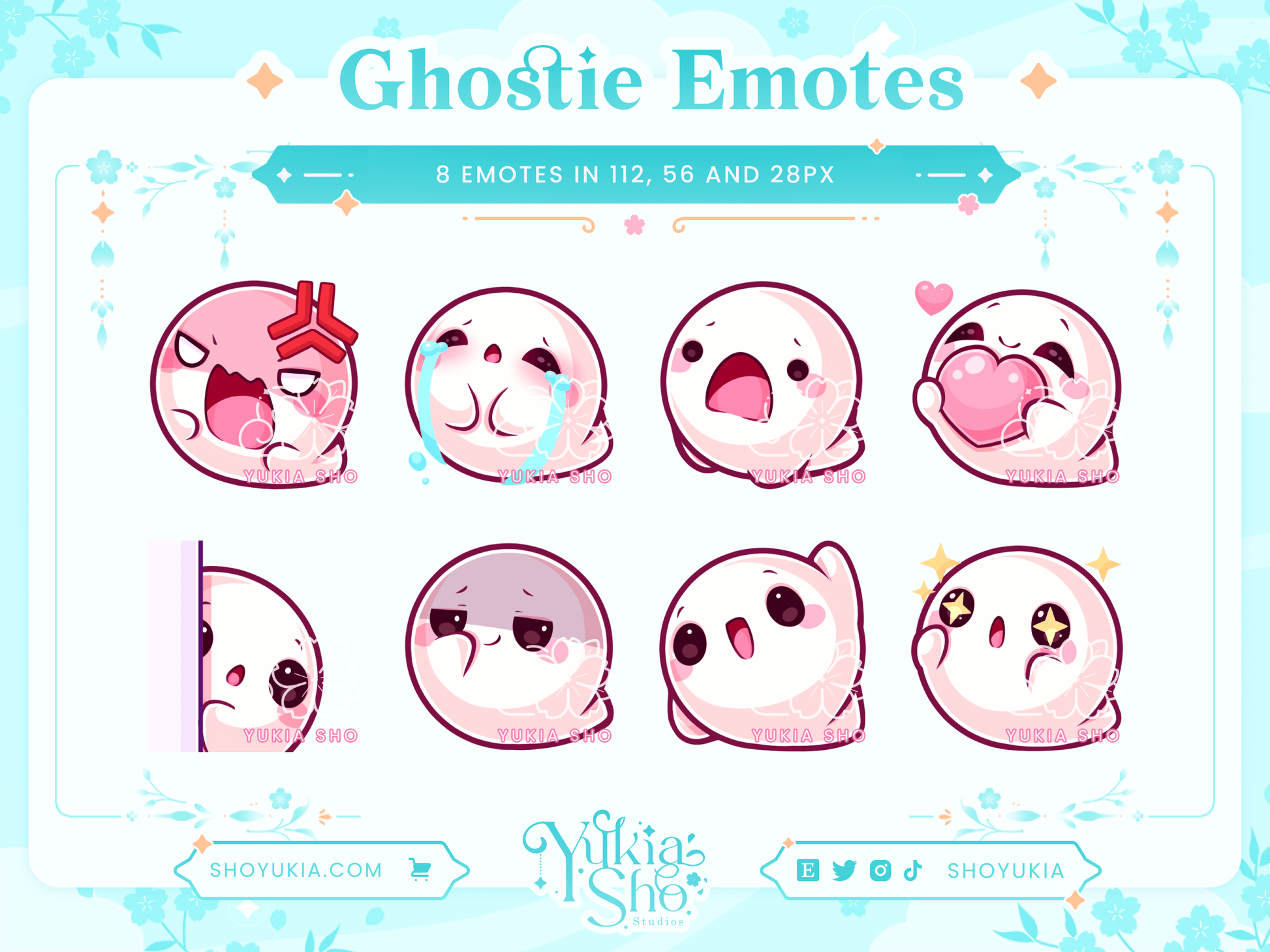 Ghost Emotes - Yukia Sho Studios