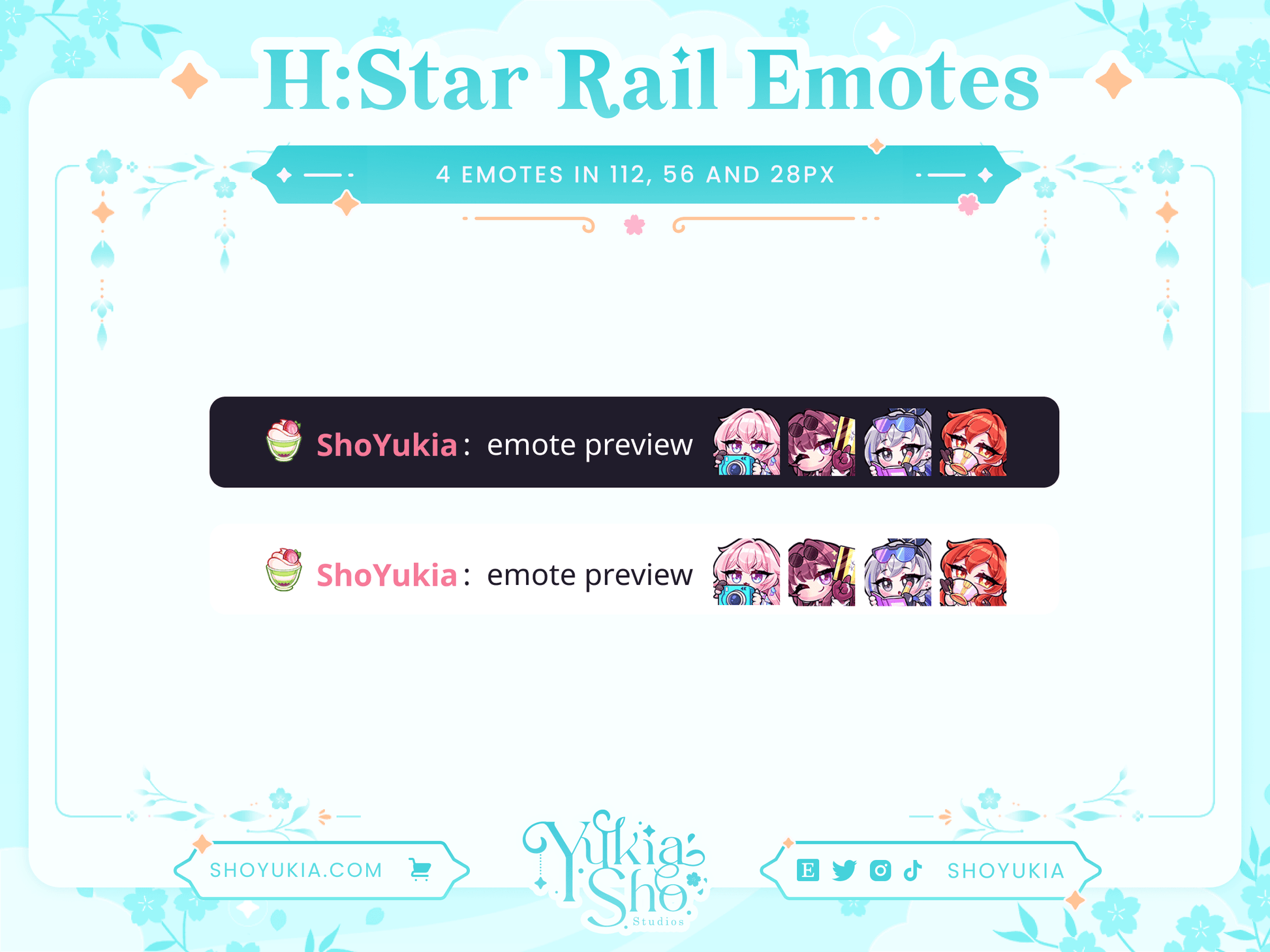 Honkai: Star Rail Emotes - Yukia Sho Studios