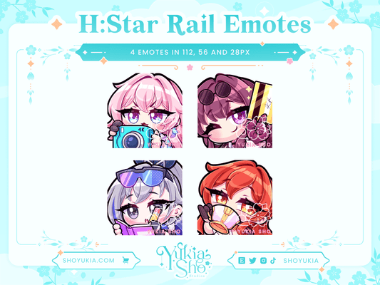 Honkai: Star Rail Emotes - Yukia Sho Studios