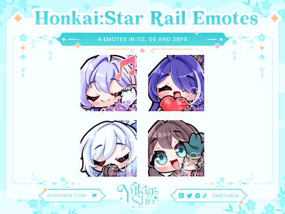 Honkai: Star Rail (Set 2) Emotes - Yukia Sho Studios Ltd.