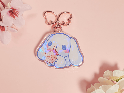 Kawaii Cinna Sip 2.5" Acrylic Keychain Charm - Yukia Sho Studios Ltd.