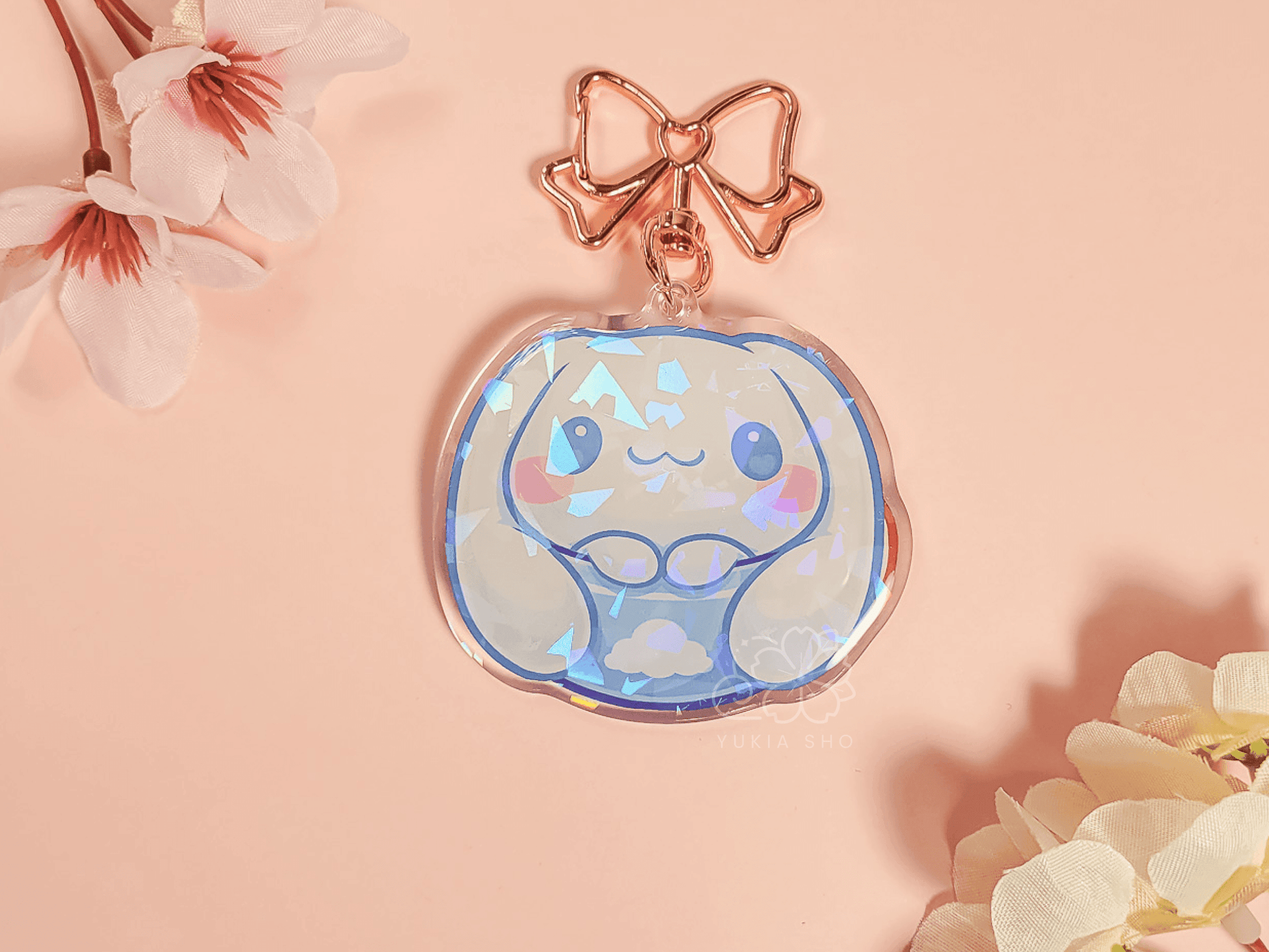 Kawaii Cinna Teacup 2.5" Acrylic Keychain Charm - Yukia Sho Studios Ltd.