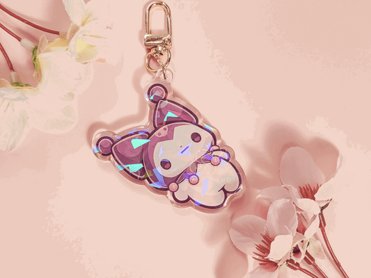 Kawaii Kuro Ded 2.5" Acrylic Keychain Charm - Yukia Sho Studios Ltd.