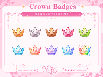 KH Crown Sub Badges - Yukia Sho Studios