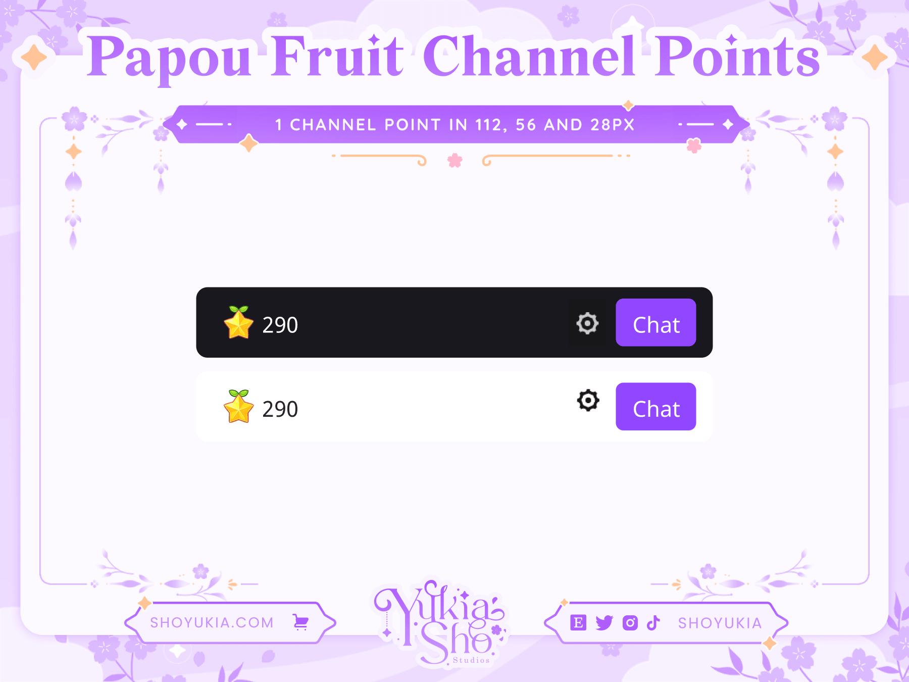 KH Papou Fruit Channel Points - Yukia Sho Studios