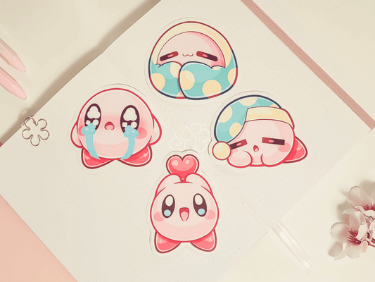 Kirby 3" Vinyl Stickers (Set 1) - Yukia Sho Studios Ltd.