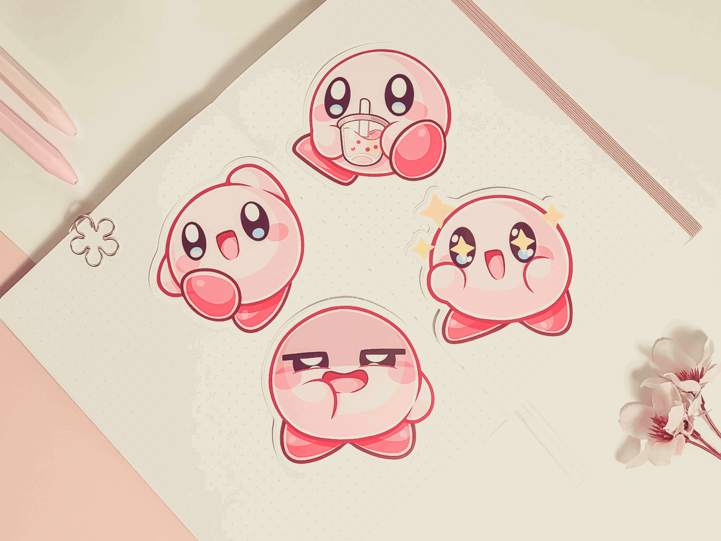 Kirby 3" Vinyl Stickers (Set 2) - Yukia Sho Studios Ltd.