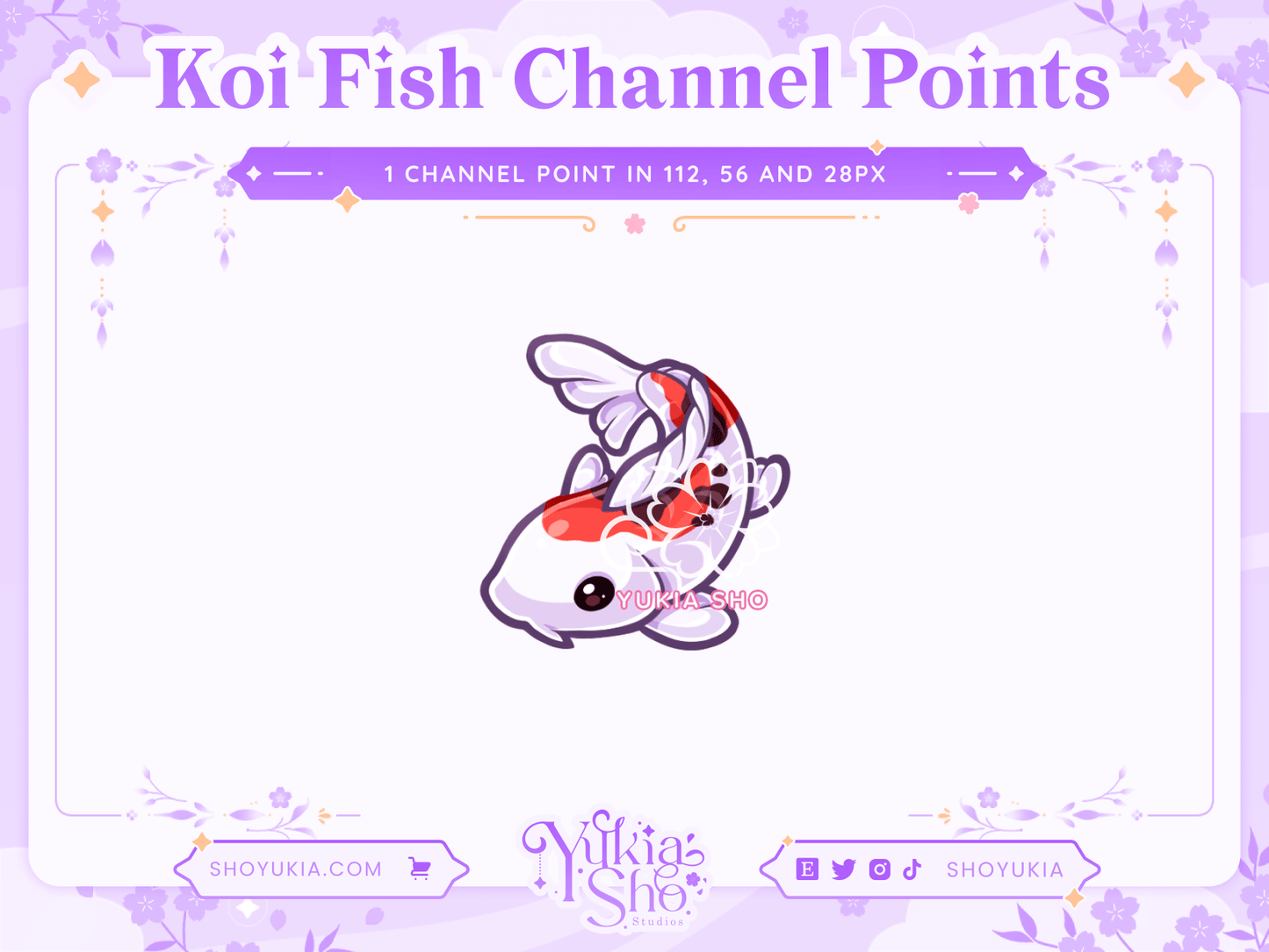 Koi Fish Channel Points - Yukia Sho Studios
