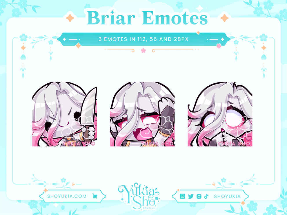 Premade Twitch, YouTube & Discord Emotes | High-Quality Emote Pack ...