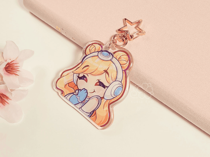 League of Legends Lux Hehe 2.5" Acrylic Keychain Charm - Yukia Sho Studios Ltd.