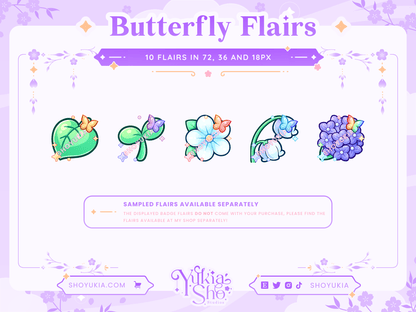 Little Garden Sub Badges - Yukia Sho Studios Ltd.