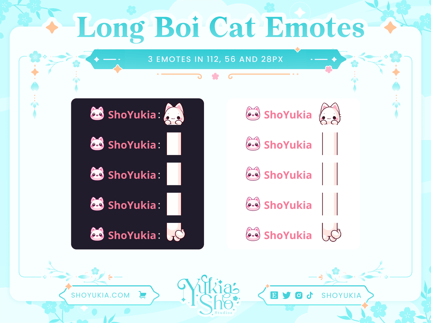LongBoi Cat Emote (Vertical) - Yukia Sho Studios
