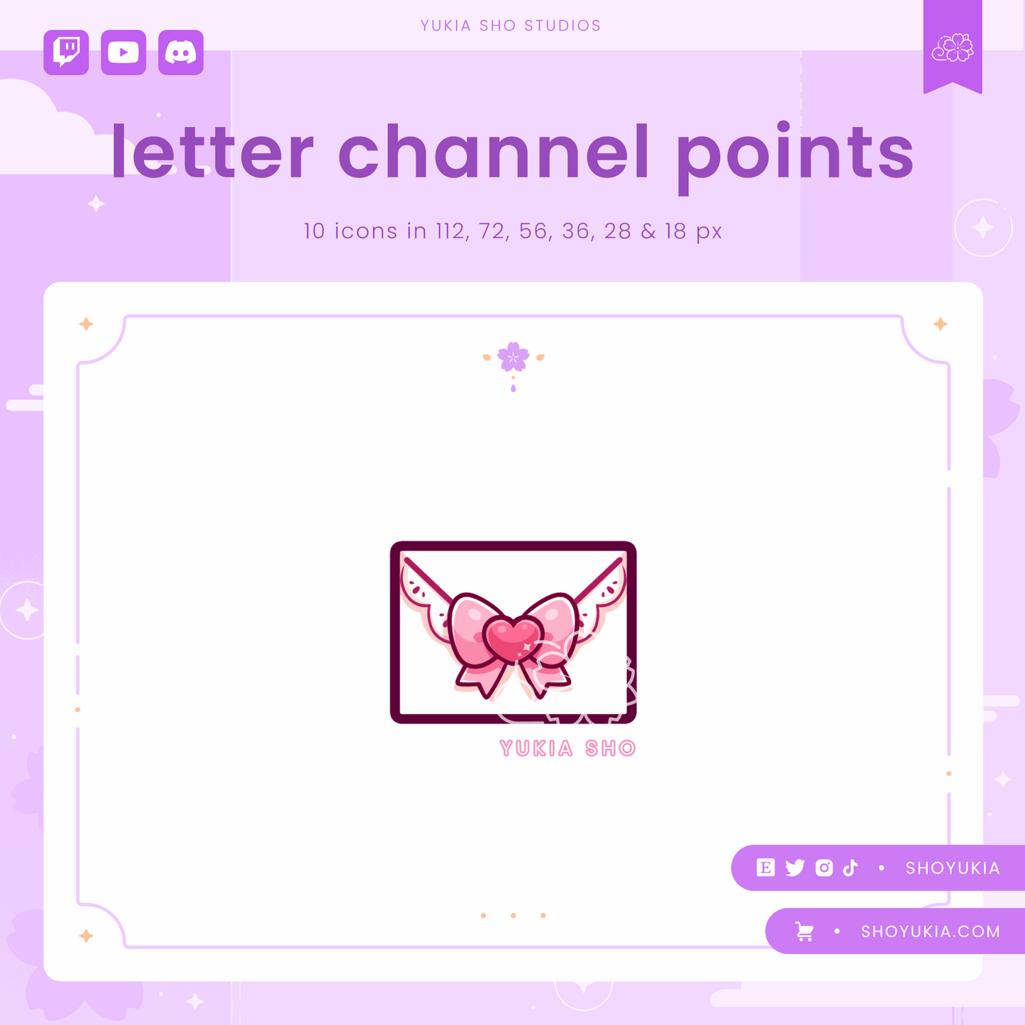 Love Letter Channel Points - Yukia Sho Studios Ltd.