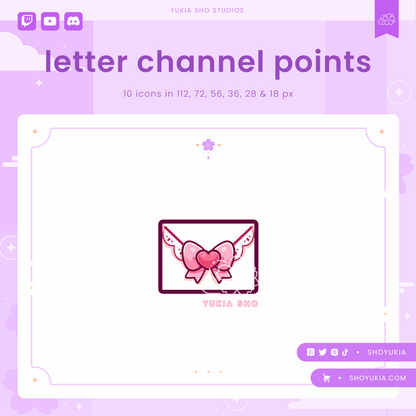 Love Letter Channel Points - Yukia Sho Studios Ltd.