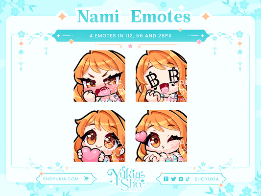 OP Nami Emotes - Yukia Sho Studios Ltd.