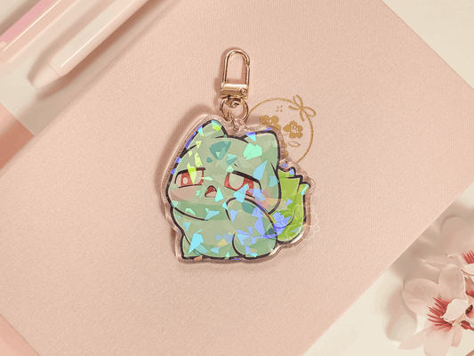 PKMN Bulba 2.5" Acrylic Keychain Charm - Yukia Sho Studios Ltd.