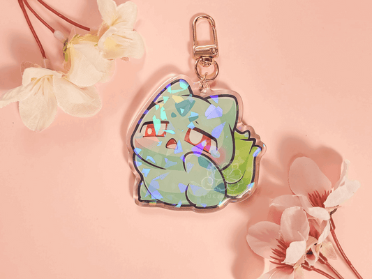 PKMN Bulba 2.5" Acrylic Keychain Charm - Yukia Sho Studios Ltd.