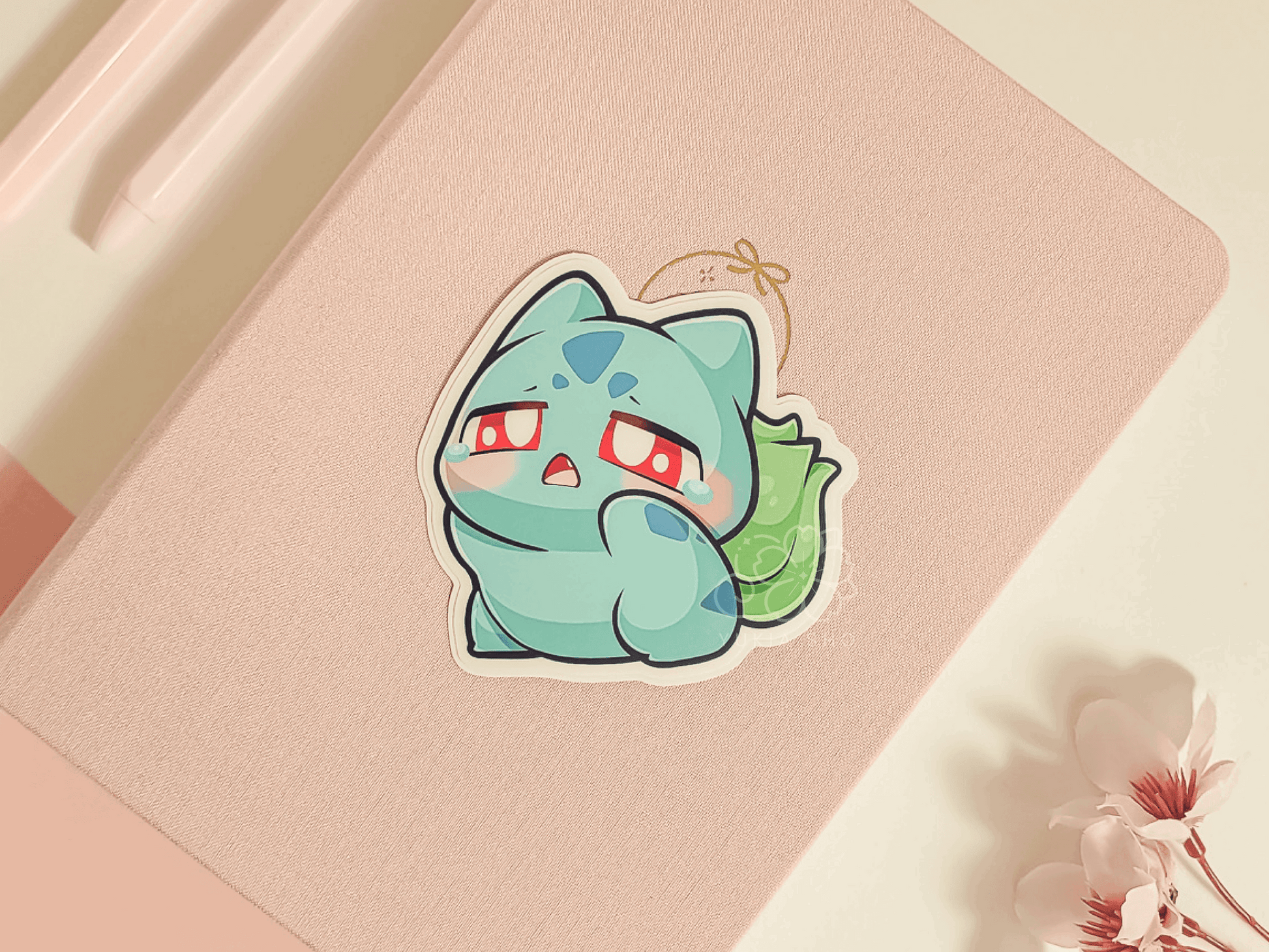 PKMN Gen 1 Starter 3" Vinyl Stickers - Yukia Sho Studios Ltd.