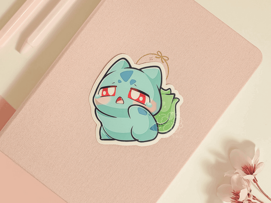 PKMN Gen 1 Starter 3" Vinyl Stickers - Yukia Sho Studios Ltd.