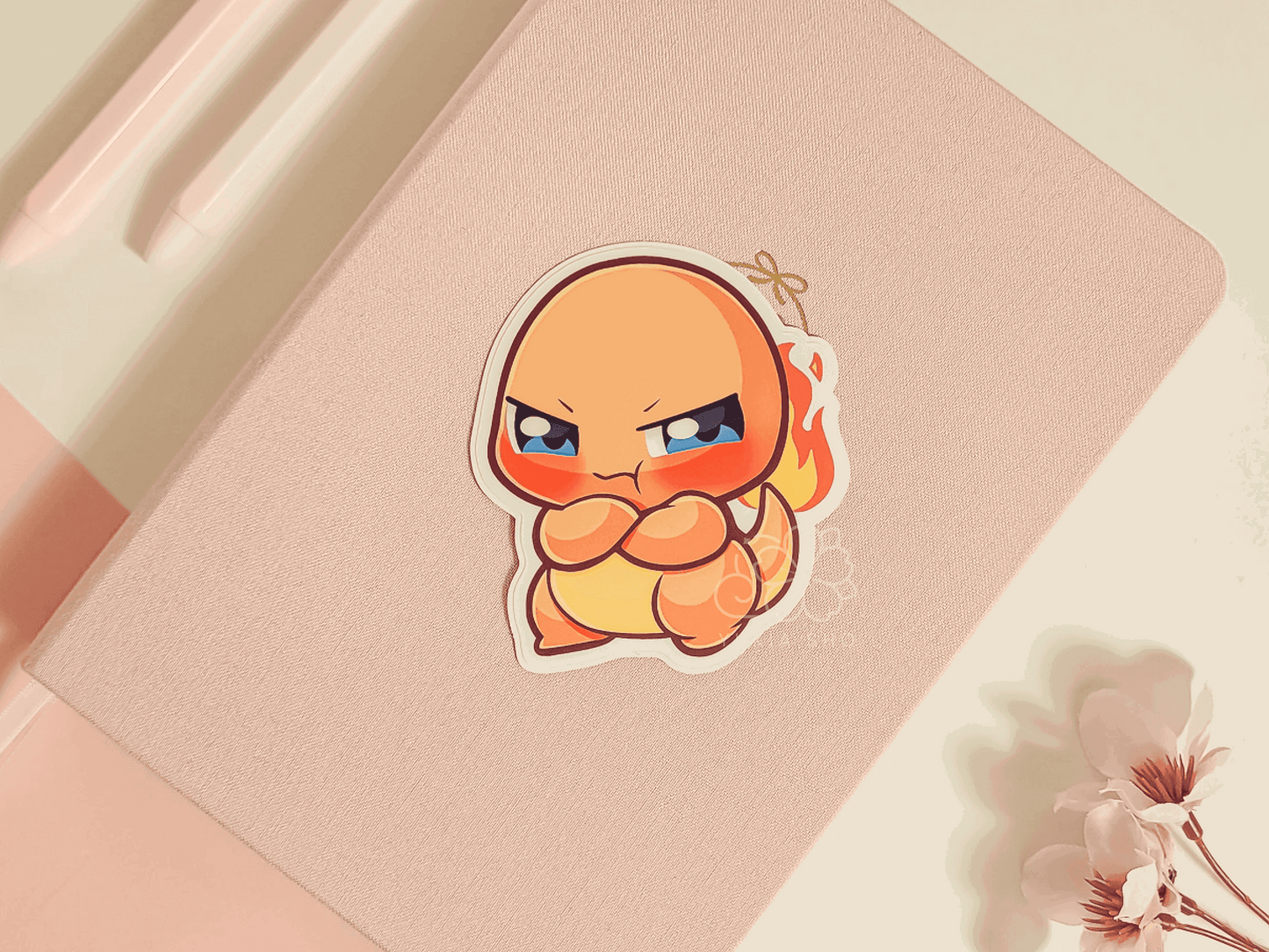 PKMN Gen 1 Starter 3" Vinyl Stickers - Yukia Sho Studios Ltd.