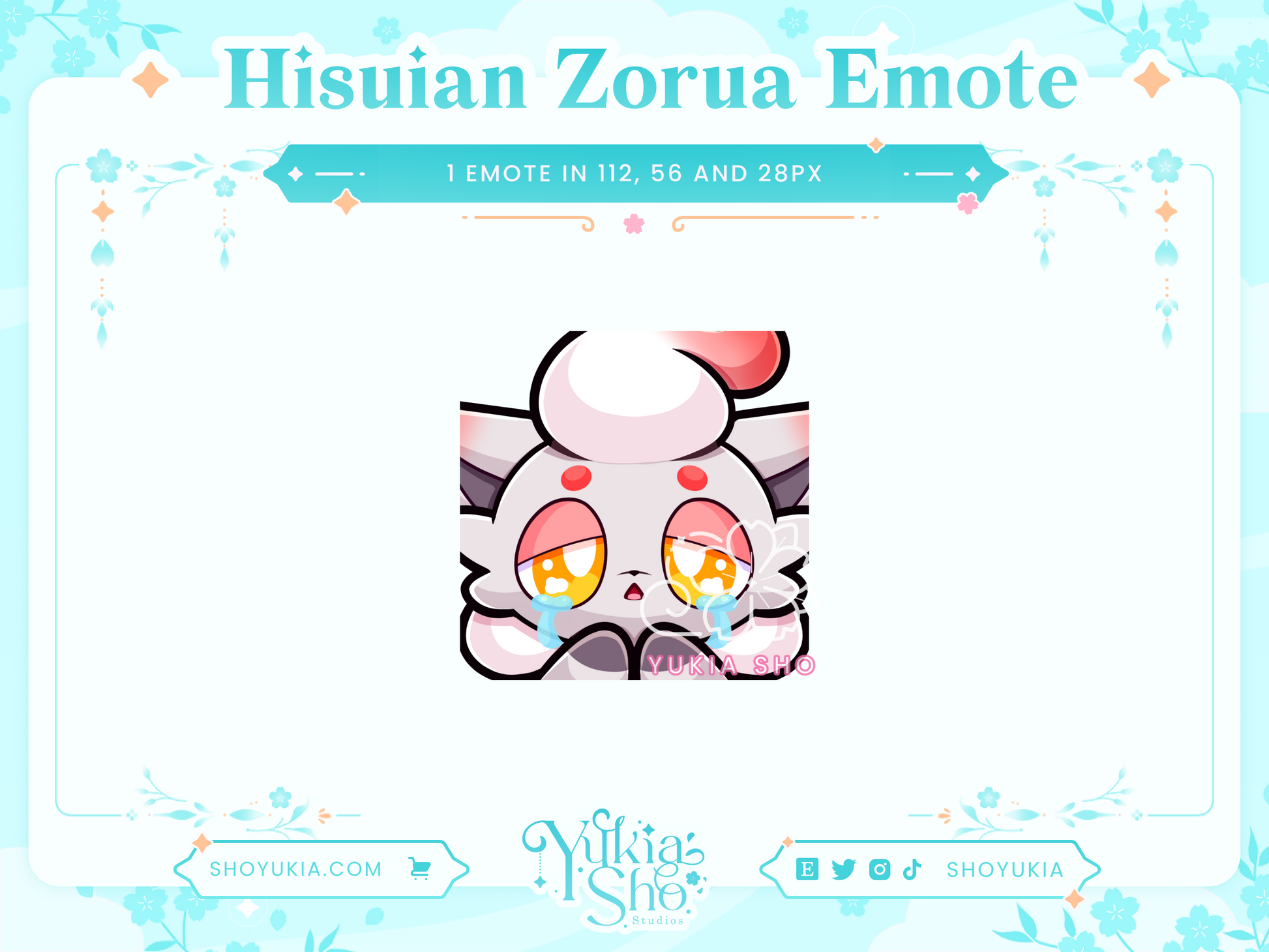 PKMN Hisuian Zoru Emotes - Yukia Sho Studios Ltd.