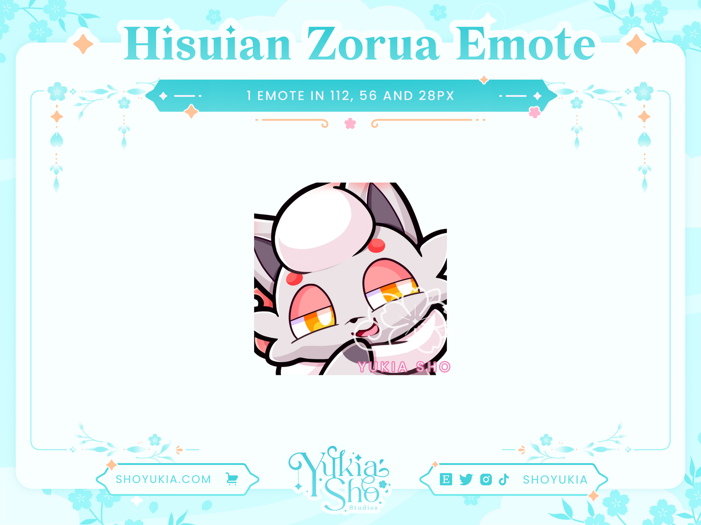 PKMN Hisuian Zoru Emotes - Yukia Sho Studios Ltd.