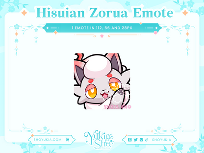 PKMN Hisuian Zoru Emotes - Yukia Sho Studios Ltd.