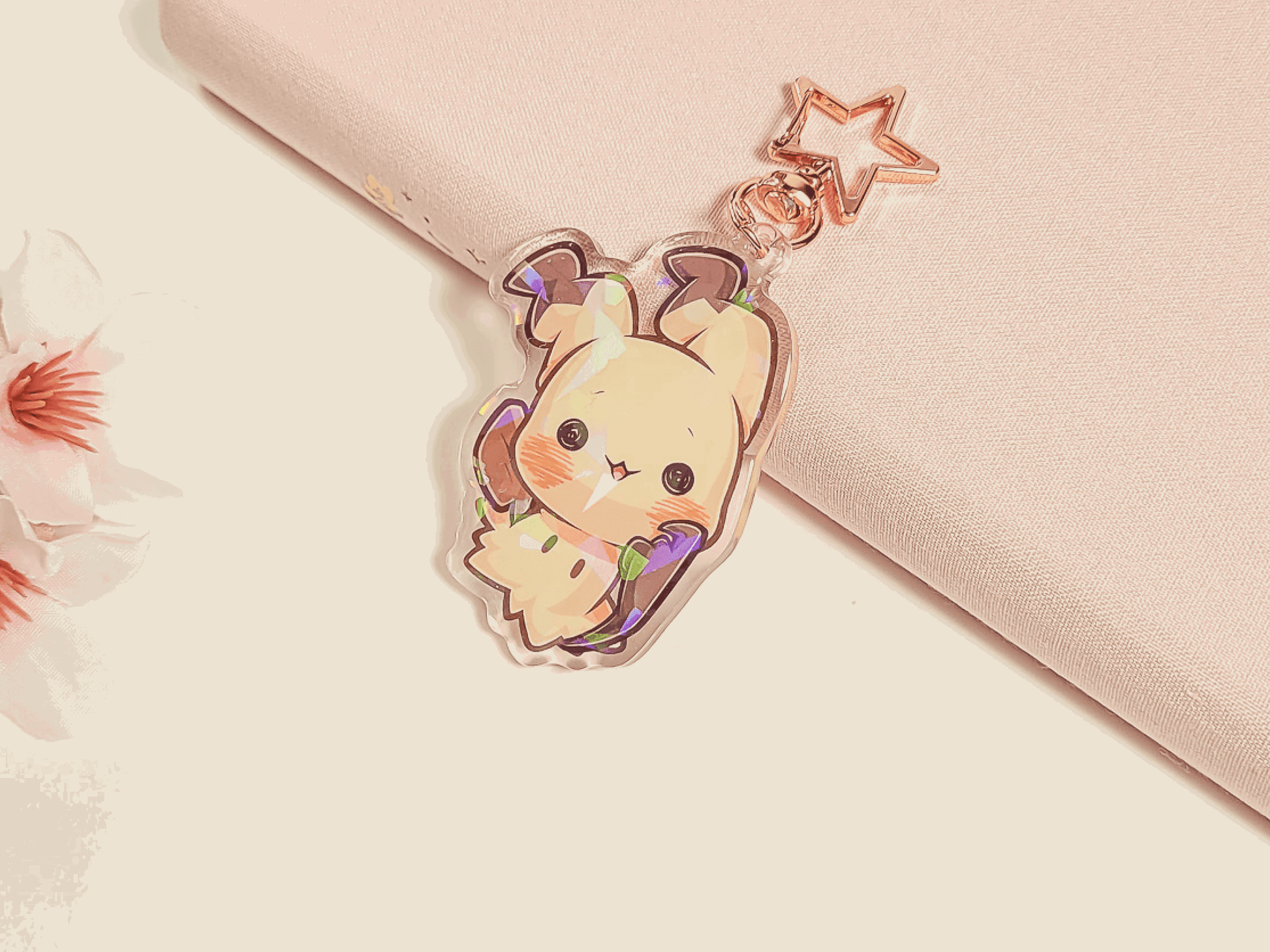 PKMN Mimikyu 2.5" Acrylic Keychain Charm - Yukia Sho Studios Ltd.