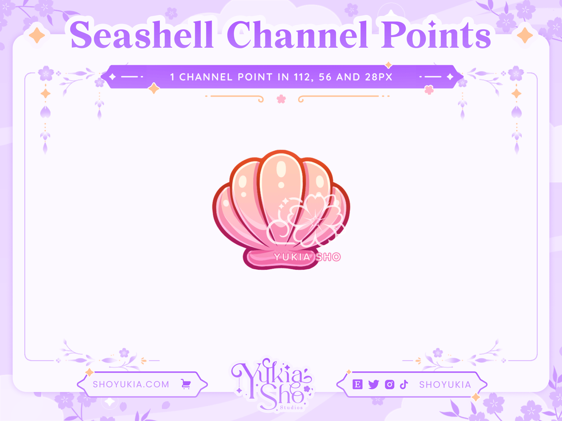 Seashell Channel Points for Twitch - Yukia Sho Studios