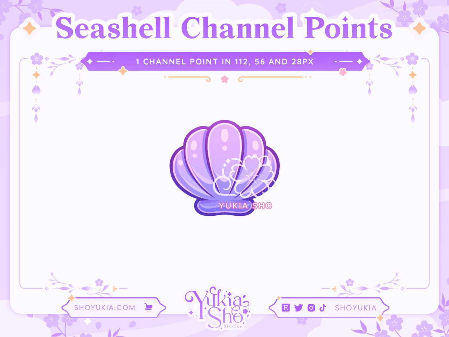 Seashell Channel Points for Twitch - Yukia Sho Studios