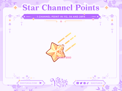 Shooting Star Channel Points - Yukia Sho Studios