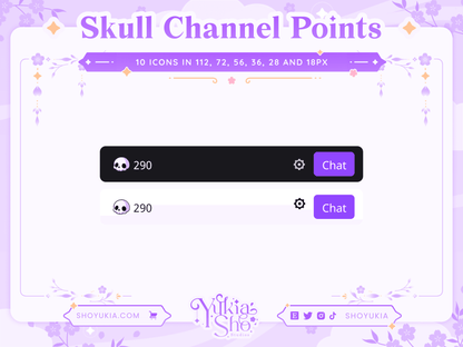 Skull Channel Points - Yukia Sho Studios Ltd.