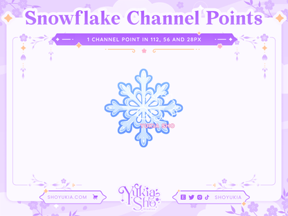 Snowflake Channel Points for Twitch - Yukia Sho Studios