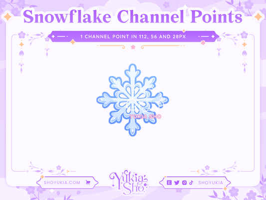 Snowflake Channel Points for Twitch - Yukia Sho Studios
