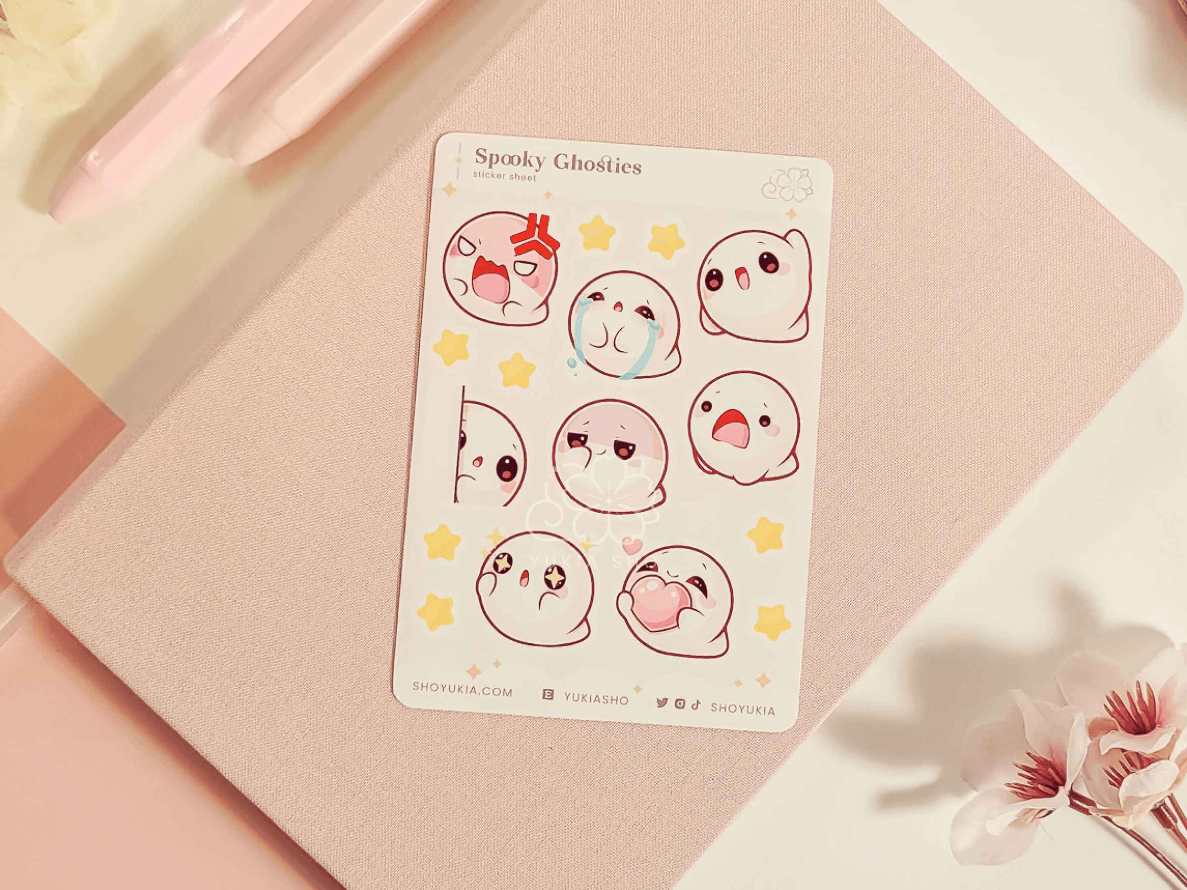 Vinyl Sticker Sheets | Durable & Vibrant Designs | Shop Now – Yukia Sho ...