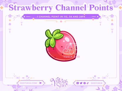 Strawberry Channel Points for Twitch - Yukia Sho Studios
