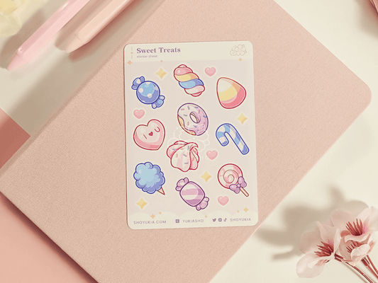 Sweet Treats Mini Sticker Sheet - Yukia Sho Studios Ltd.