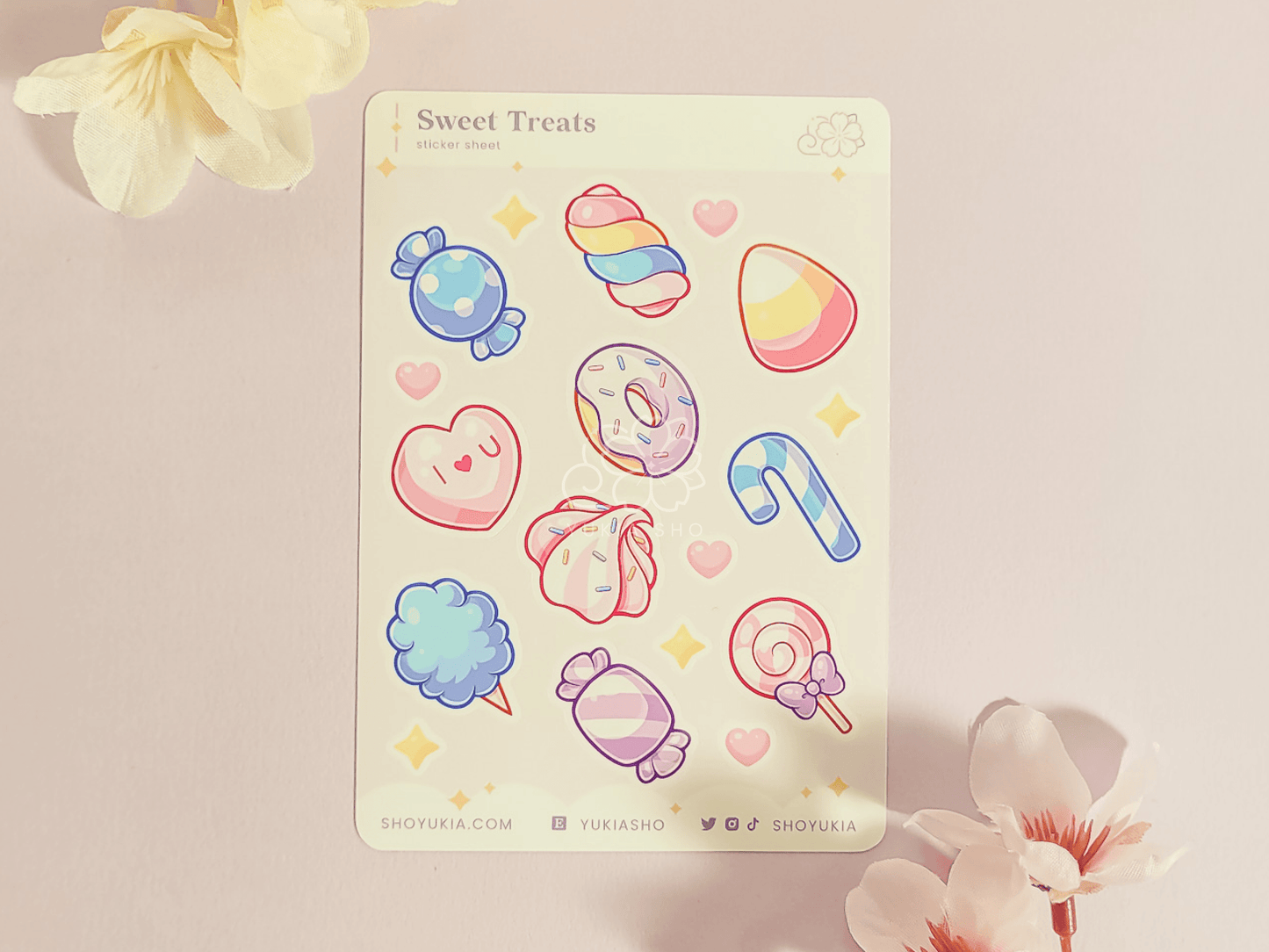 Sweet Treats Mini Sticker Sheet - Yukia Sho Studios