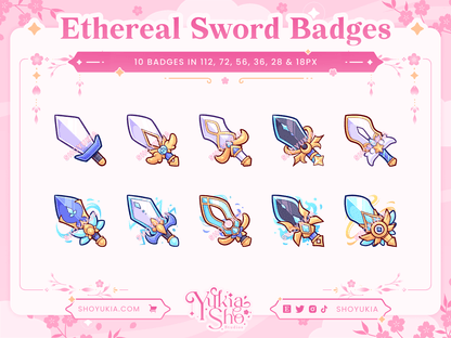 Ethereal Sword Sub Badges