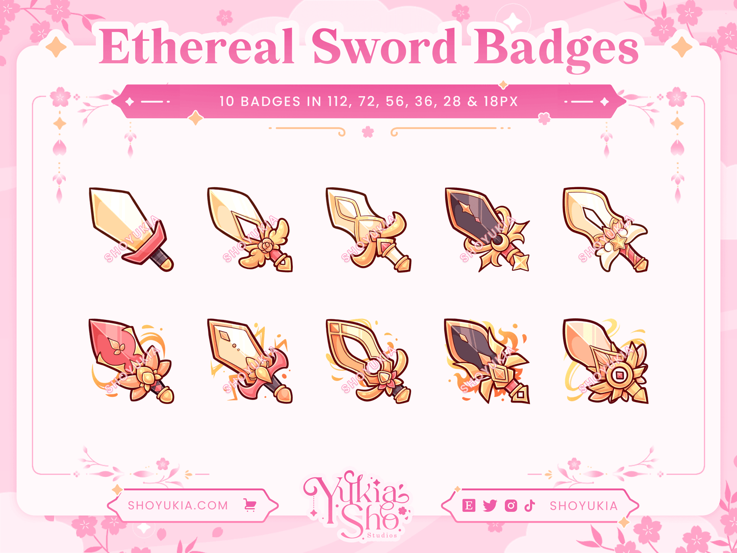 Ethereal Sword Sub Badges