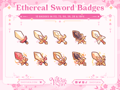 Ethereal Sword Sub Badges