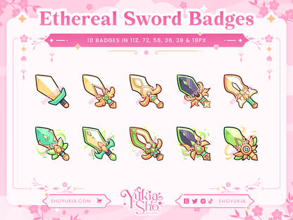 Ethereal Sword Sub Badges