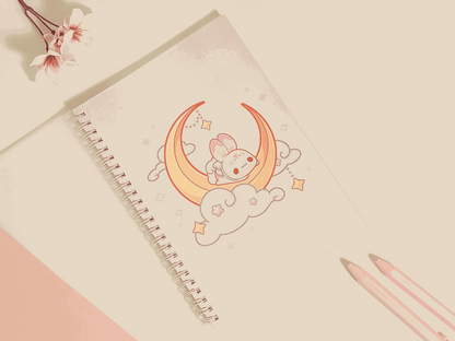 Usagi Moon A5 Reusable Sticker Book - Yukia Sho Studios Ltd.